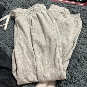 H&M Gray Sweatpants with Elastic Waistband